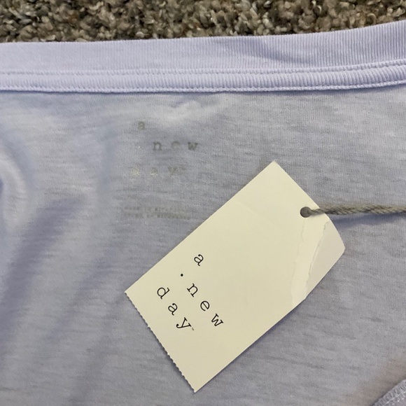 A New Day Women's Light Purple Sz 4X Casual T-Shirt Lightweight NEW - Picture 7 of 9